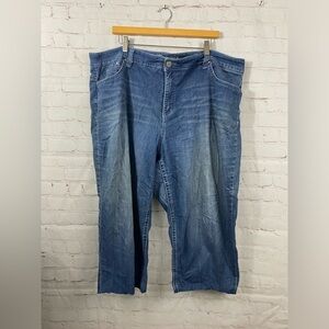 New Direction Weekend Jeans Womens Size 22W Capris  (DIY Cut Off Raw Hem)